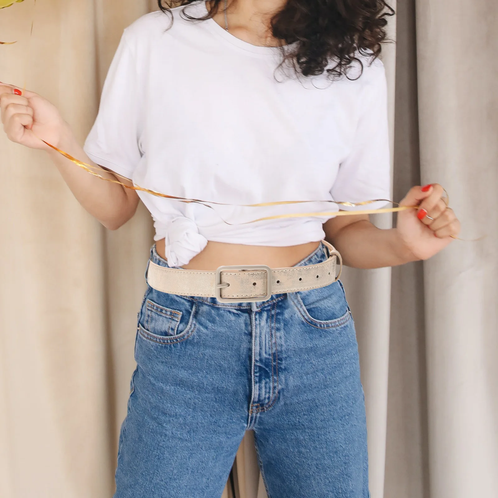 

2 pcs Women Waist Belts For Dress Decorative Belt Fashion Casual Party Gift Idea Waist Belt For Women