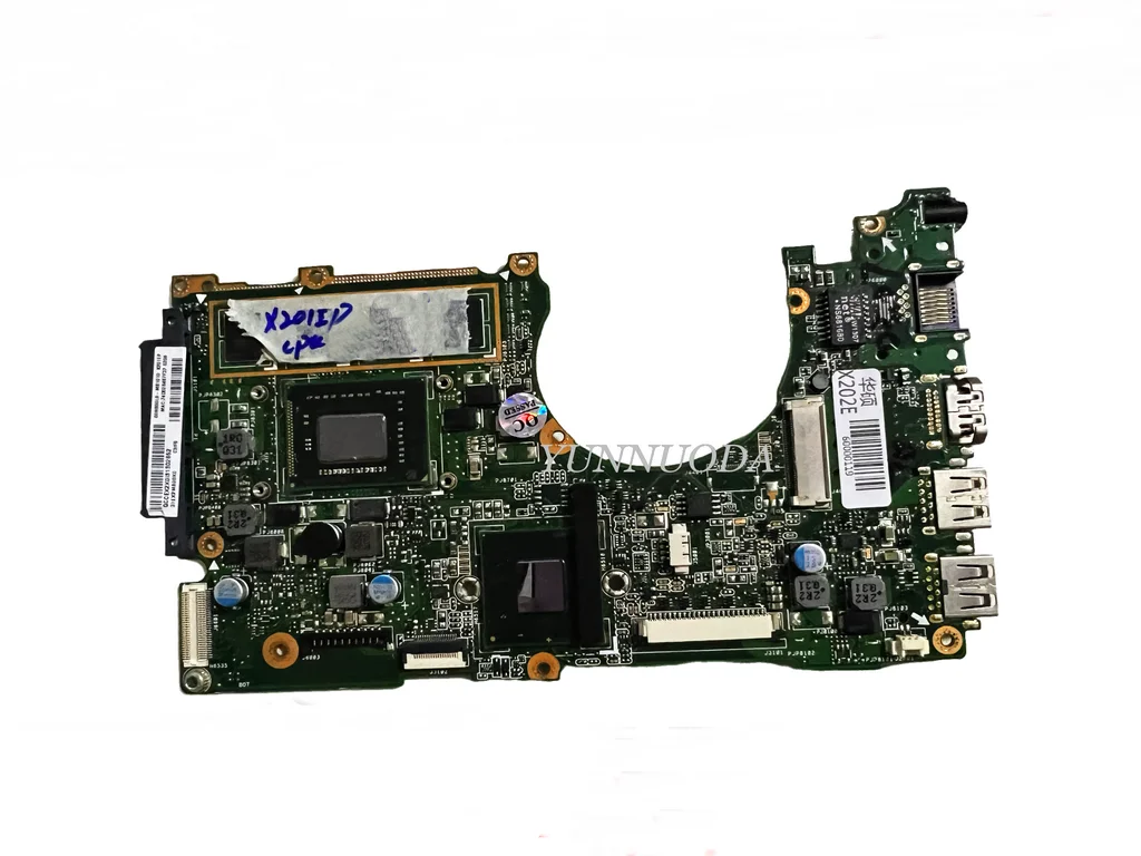 X202E For Asus X201E X202E S200E X202EP X202EV Laptop Motherboard With 847U 987U I3 I5 I7 CPU 2GB 4GB RAM IO board 100% Tested