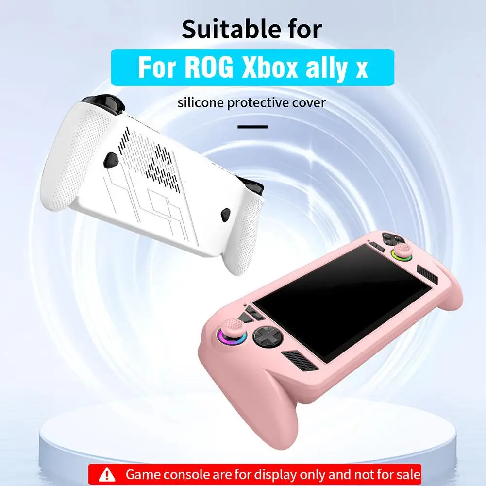 ل ROG Ally X الغطاء الواقي الجلد للصدمات ومقاومة للخدش وحدة التحكم شل واقية المحمولة غطاء حافظة الألعاب T8B2 #3