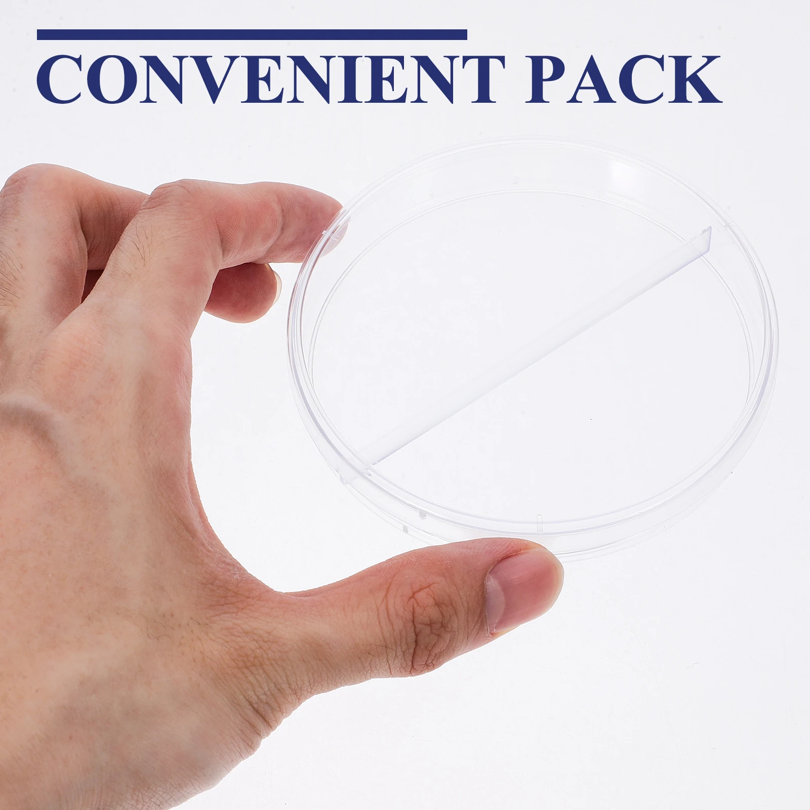 

10 Pcs Petri Dish Kit Clear Science Laboratory Supplies Culture Dishes with Lids Empty