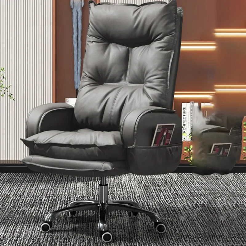 Reading Comfortable Office Chair Computer Gaming Accent Leather Armchair Office Chair Comfy Chaise De Bureau Furnitures