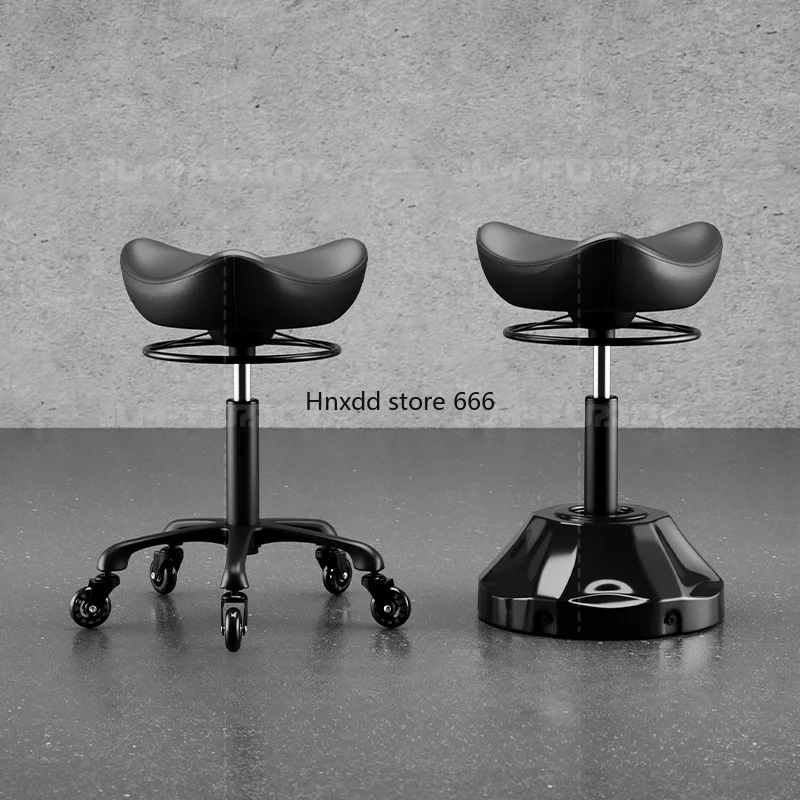 Small stool for barber shop, special liftable flush bed for hair salon, big stool for hair stylist