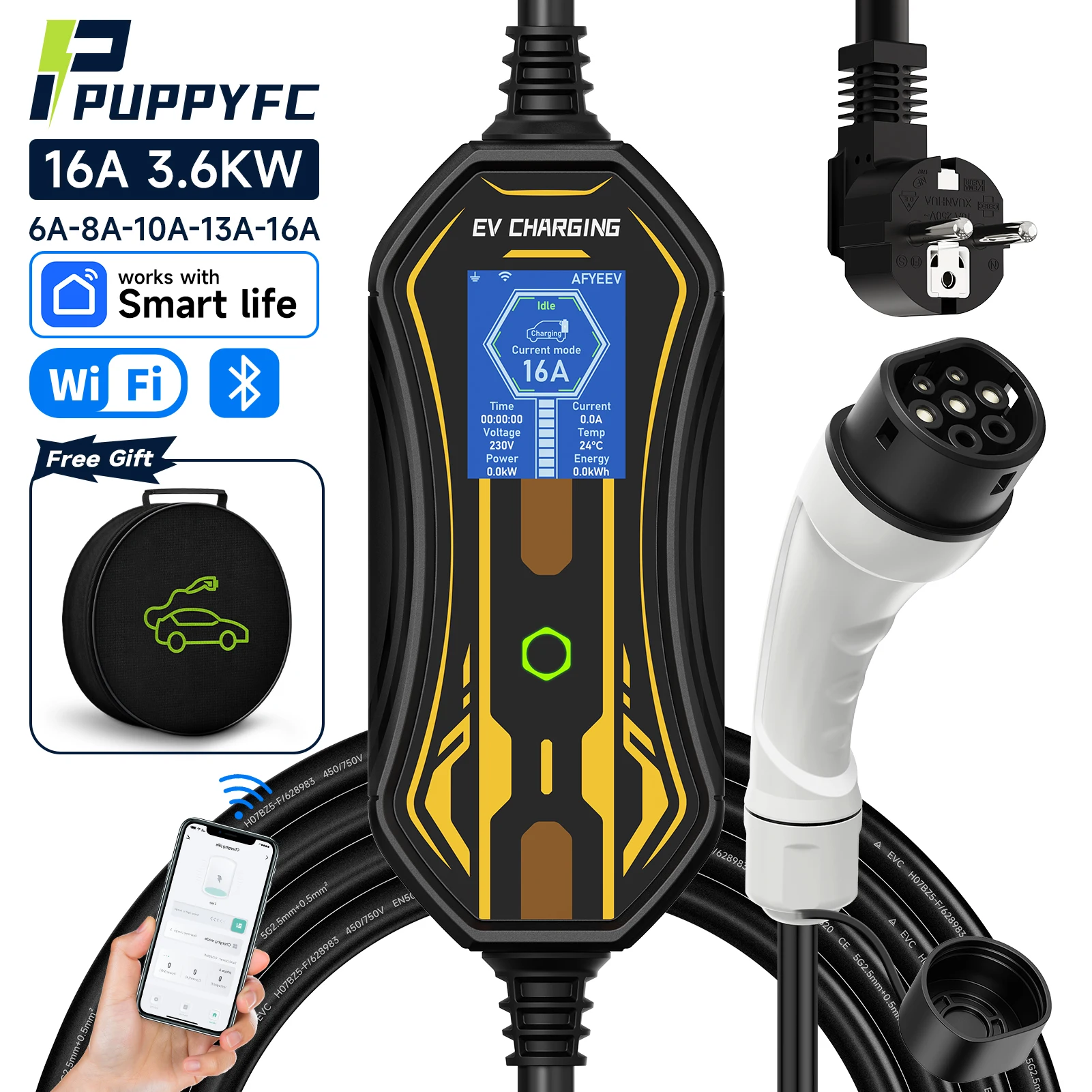 Puppyfc 3.6KW 16A P…