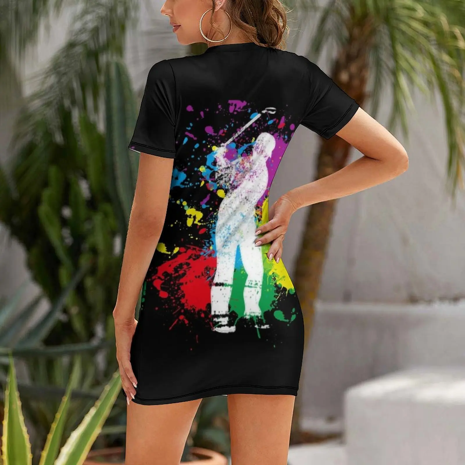 Splash Golfplayer Short Sleeved Dress women's summer dresses 2025 summer dresses womens 2025 dresses with long sleeves Dress