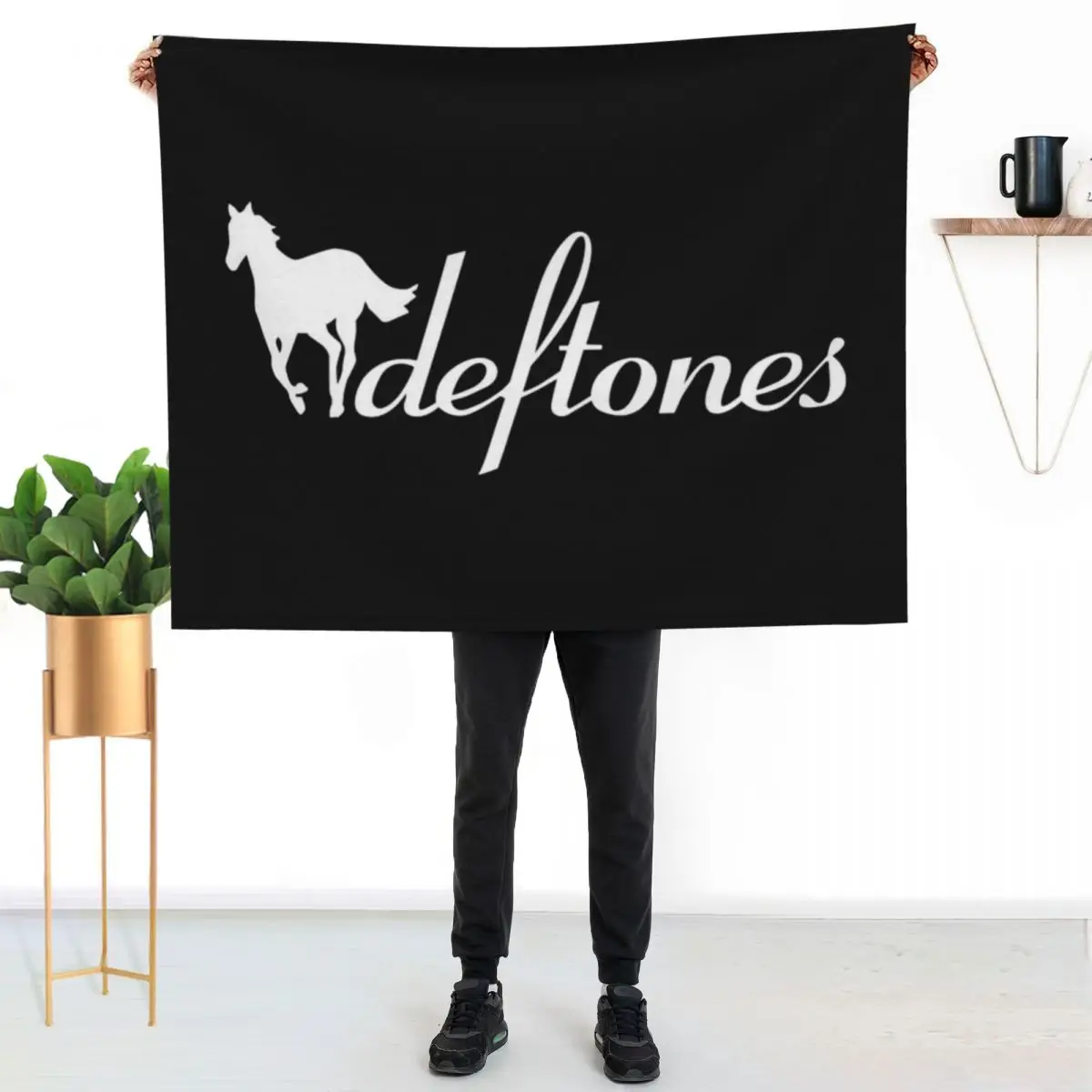 

the white pony Throw Blanket Soft Home Decor Blanket for Couch Bedroom