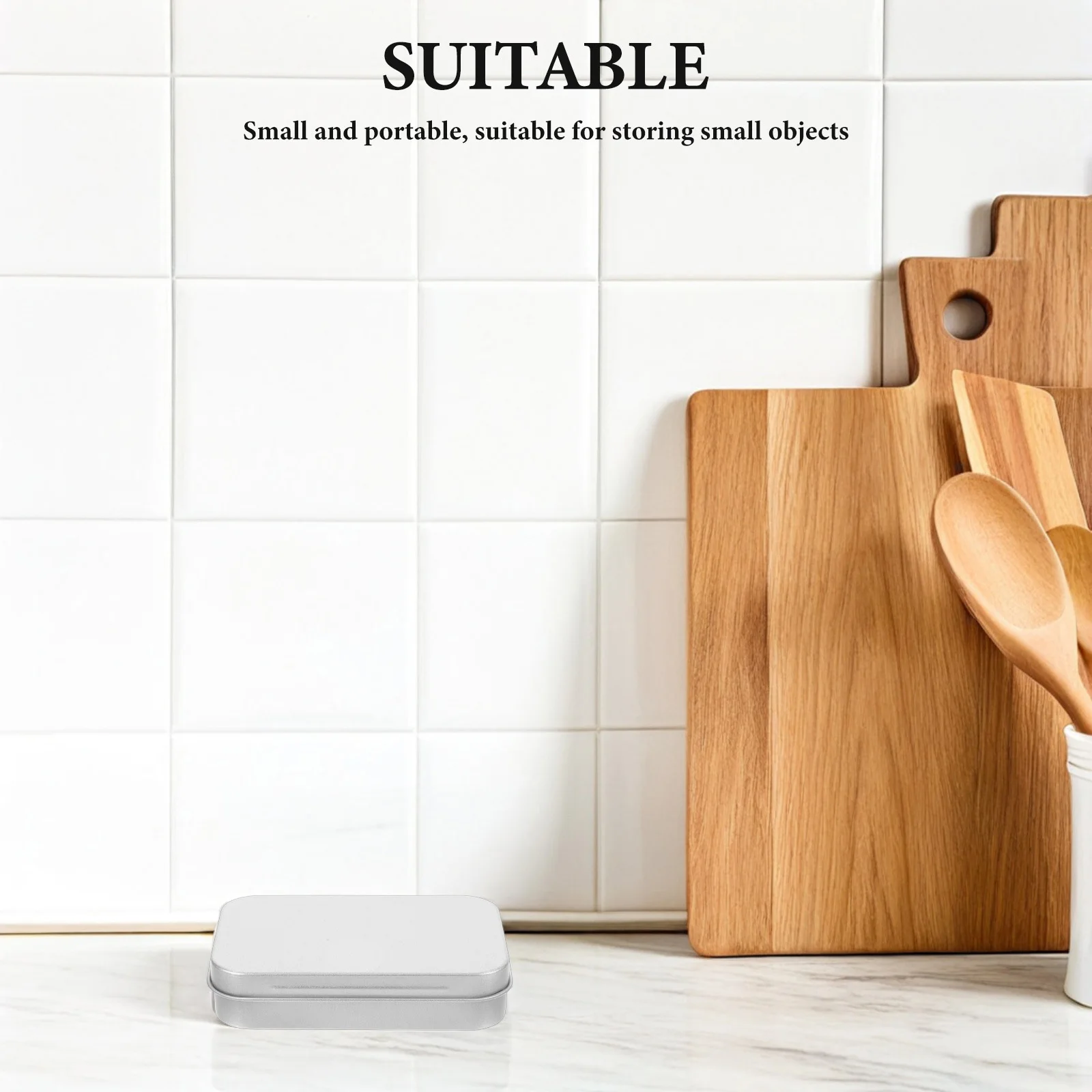 

2Pcs Hinged Tinplate Boxes Compact Portable Mini Metal Storage for Candy Medicine Jewelry Small Items Small Tin Box