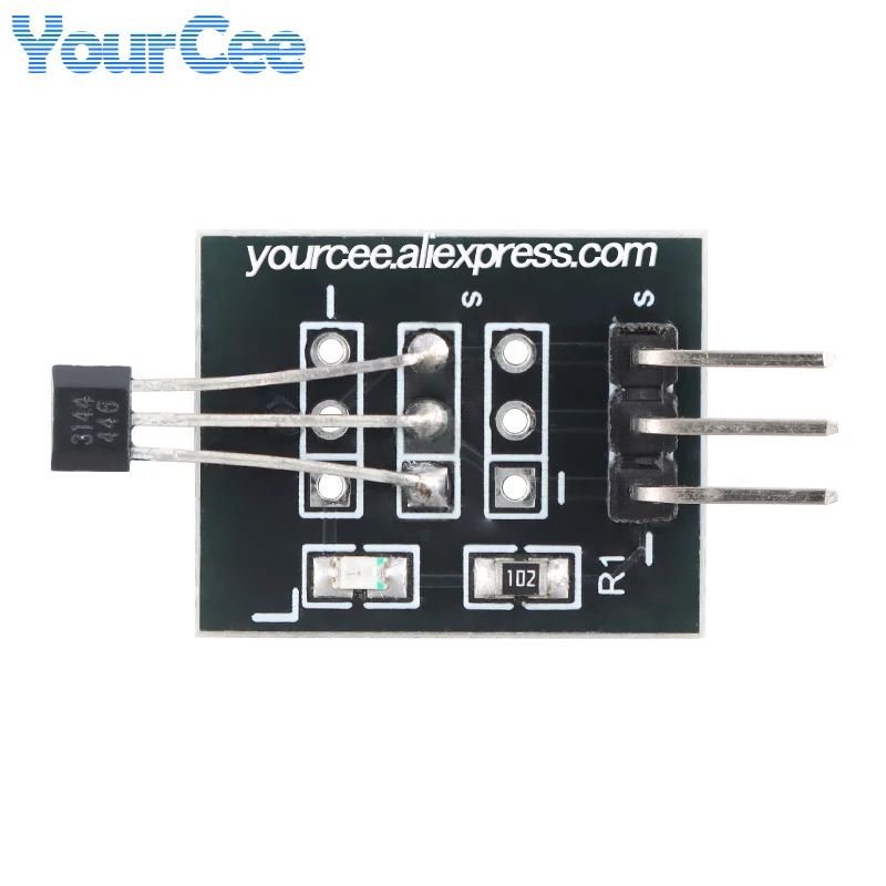 100pcs/5pcs 44E 402 A3144 OH3144 AH3144E A1344EUA-T Hall Effect Sensor High Sensitivity Hall Sensor Motor Large Chip
