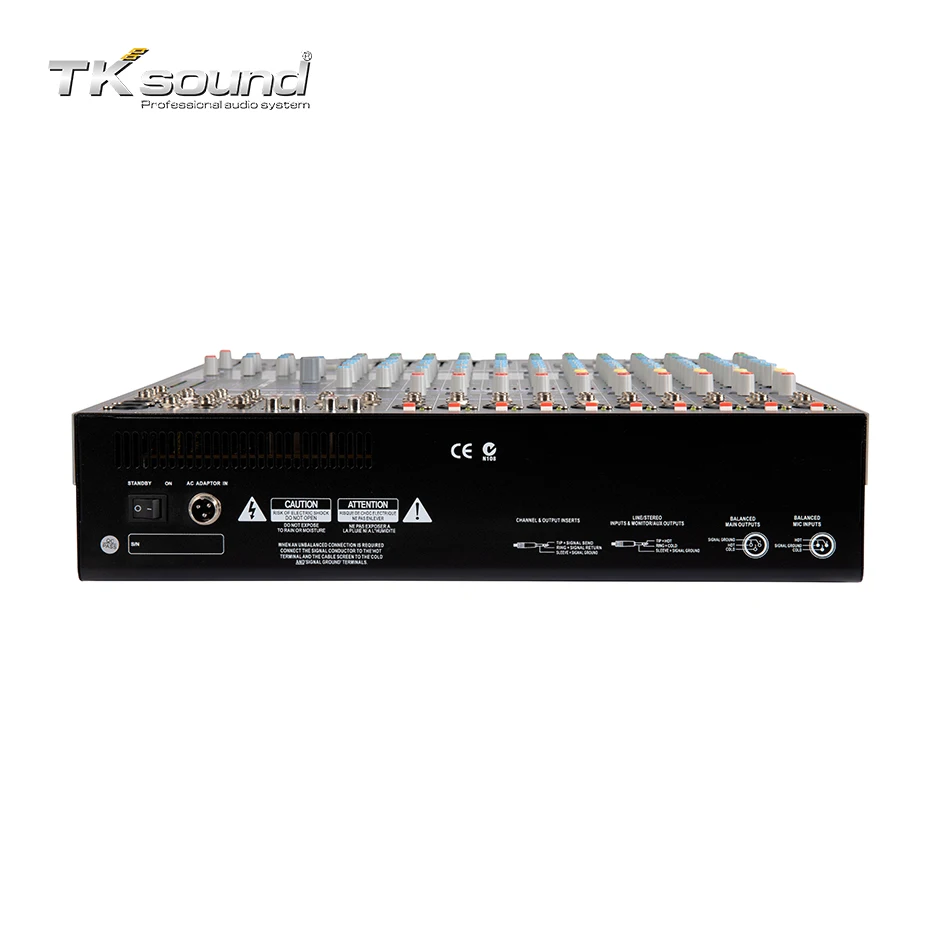 TKsound 16 Channel  Professional Digital Audio Mixer Power Sound System Mixer Console Music Speaker Mixer Audio