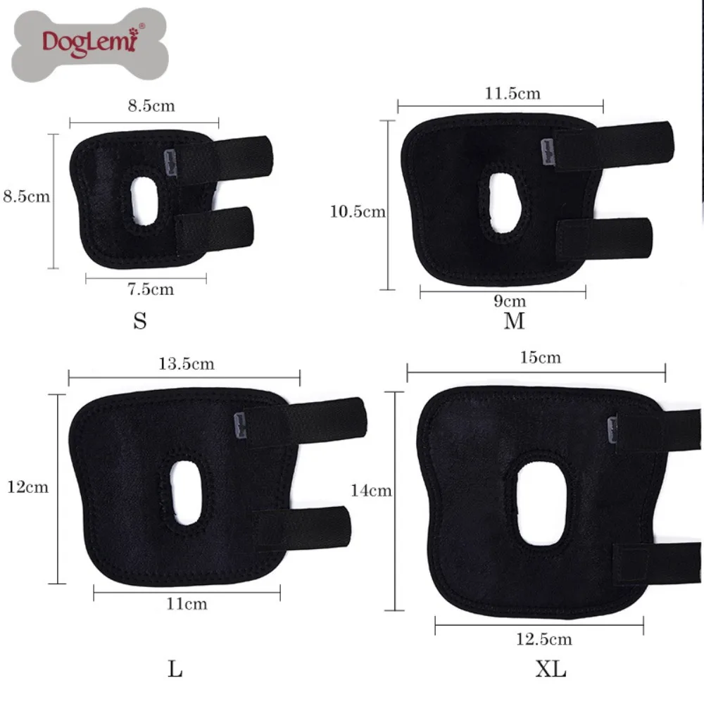 Pet Knee Pads Dog Support Brace for Leg Hock Joint Wrap Breathable Injury Recovery Dog Arthritis Protector Protects