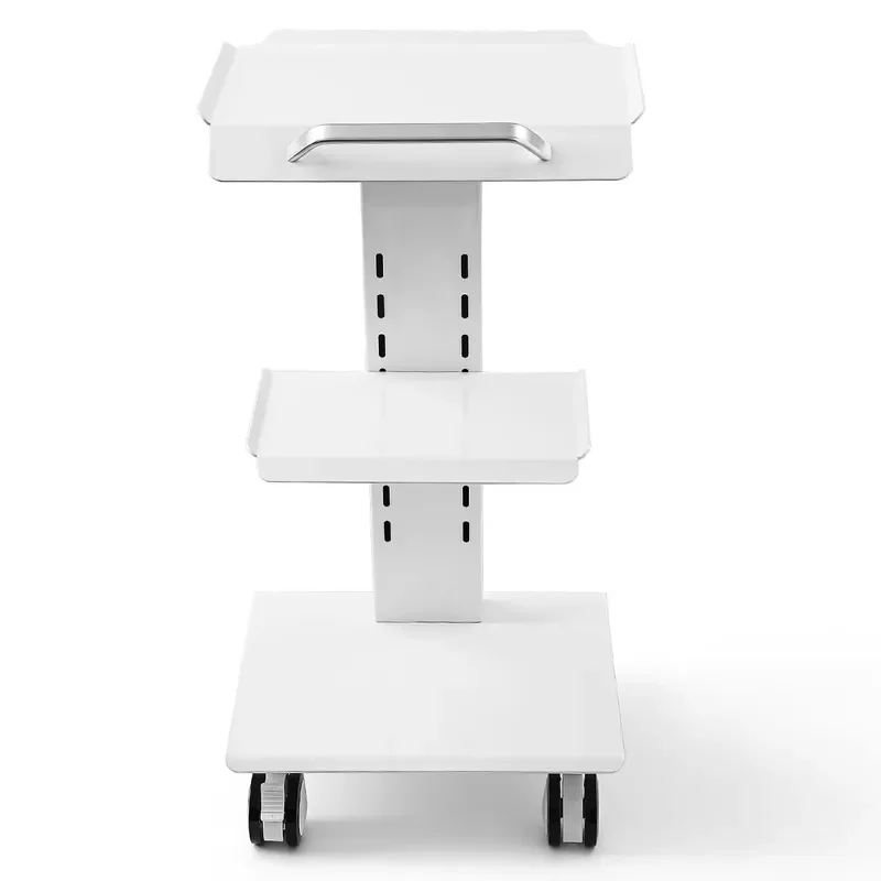 Mobile Dental Instrument Trolley with Built in Socket for Oral Treatment Equipment Accessories Electric Tool Cart Storage