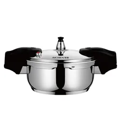 304 Stainless Steel High Pressure Cooker for Gas and Induction Stove Mini and Versatile Pressure Cooker Hurry Up and Cook 80kpa
