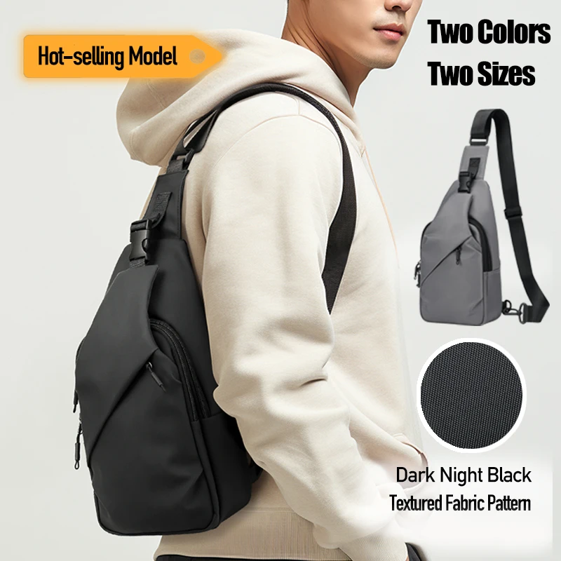

Men’s Chest Bag Waterproof Brand Crossbody Bags Fancy High-quality Sling Pack Fashion Single Shoulder Pack Male Backpack Travel