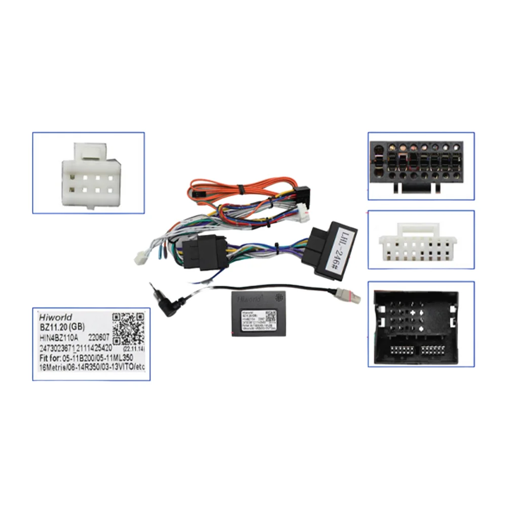 

9-дюймовая рамка-переходник для автомагнитолы Mercedes-Benz SLK 2006-2010 с декодером Canbus