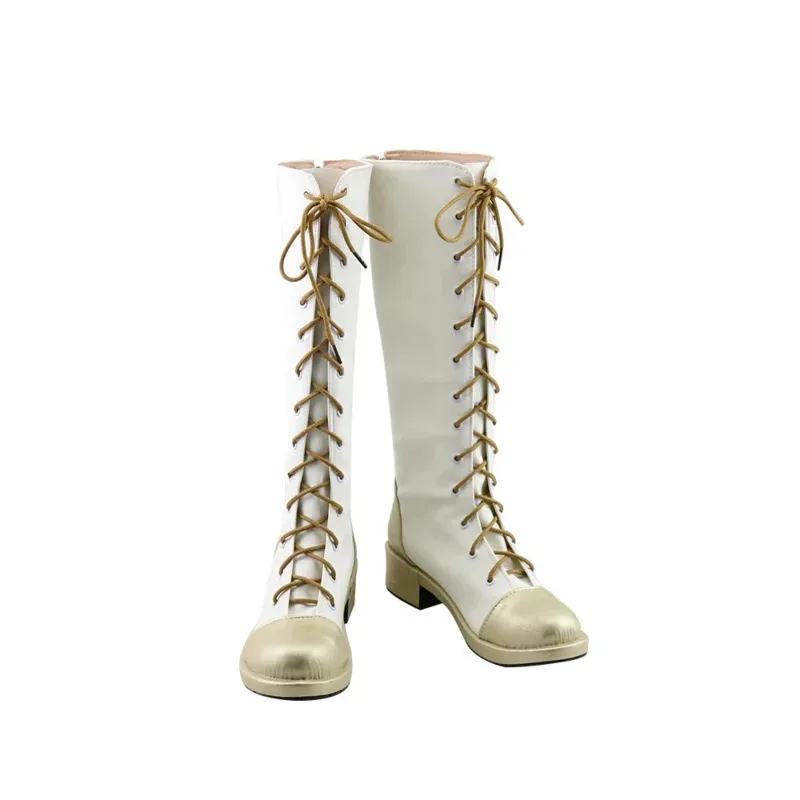 

Anime Demon Slayer Corps Kisatsutai Kanao Tsuyuri Cosplay Shoes Elaina PU Boots Leather High Heels Halloween Party Costume Accx;