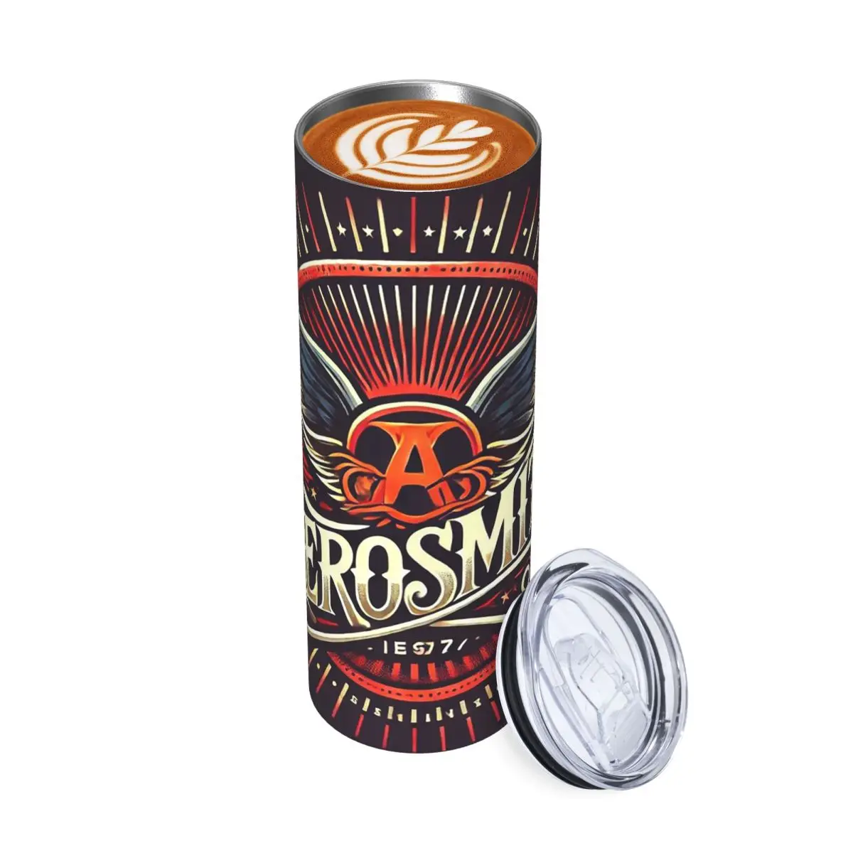 

Стакан Rock Aerosmith Band из нержавеющей стали, кружка с вакуумной изоляцией, термохолодная чашка, соломинки с крышкой, 20 унций