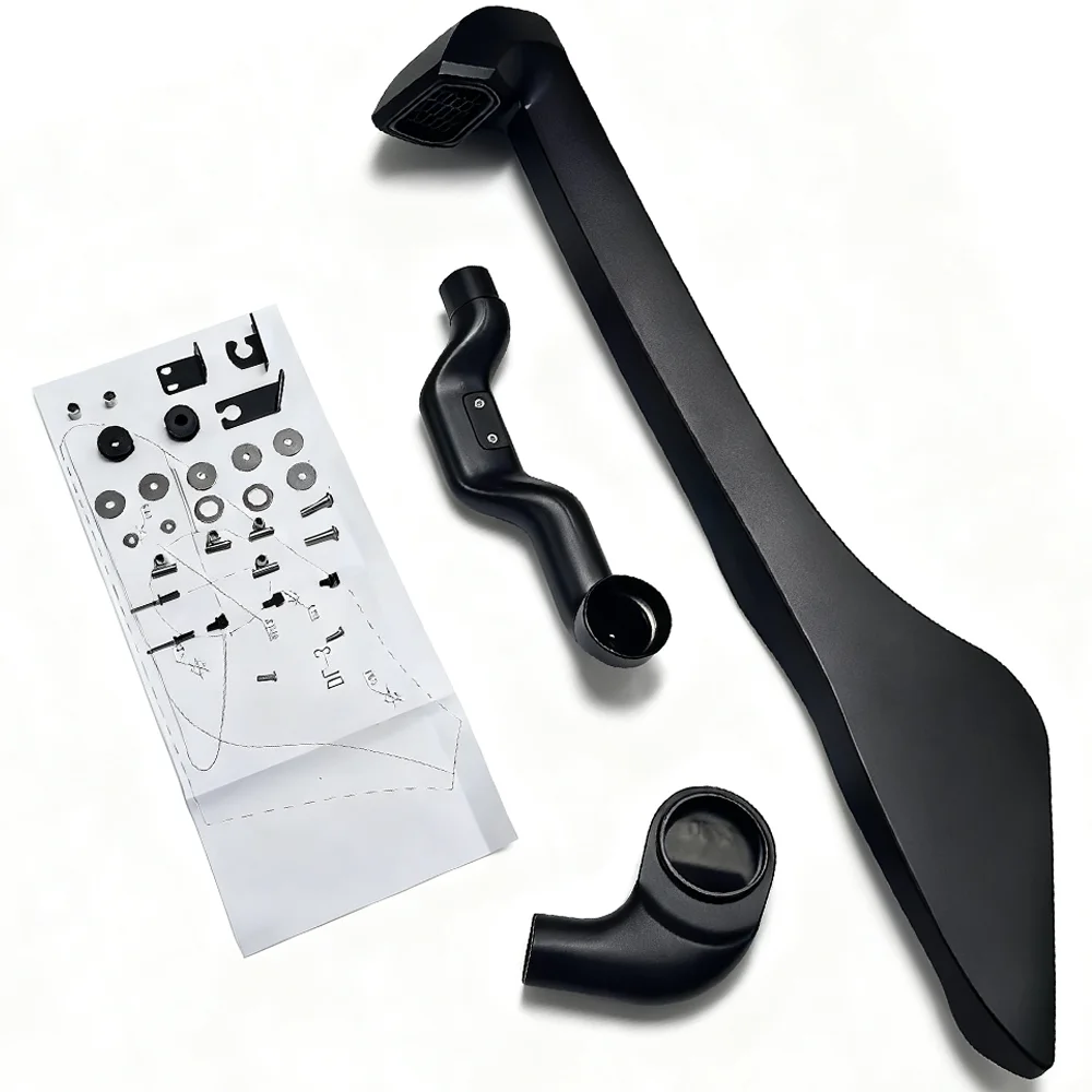 Kit de snorkel para Mitsubishi Triton L200 2024 2025 LLDPE, snorkel de entrada de aire todoterreno 4x4, accesorios para coche