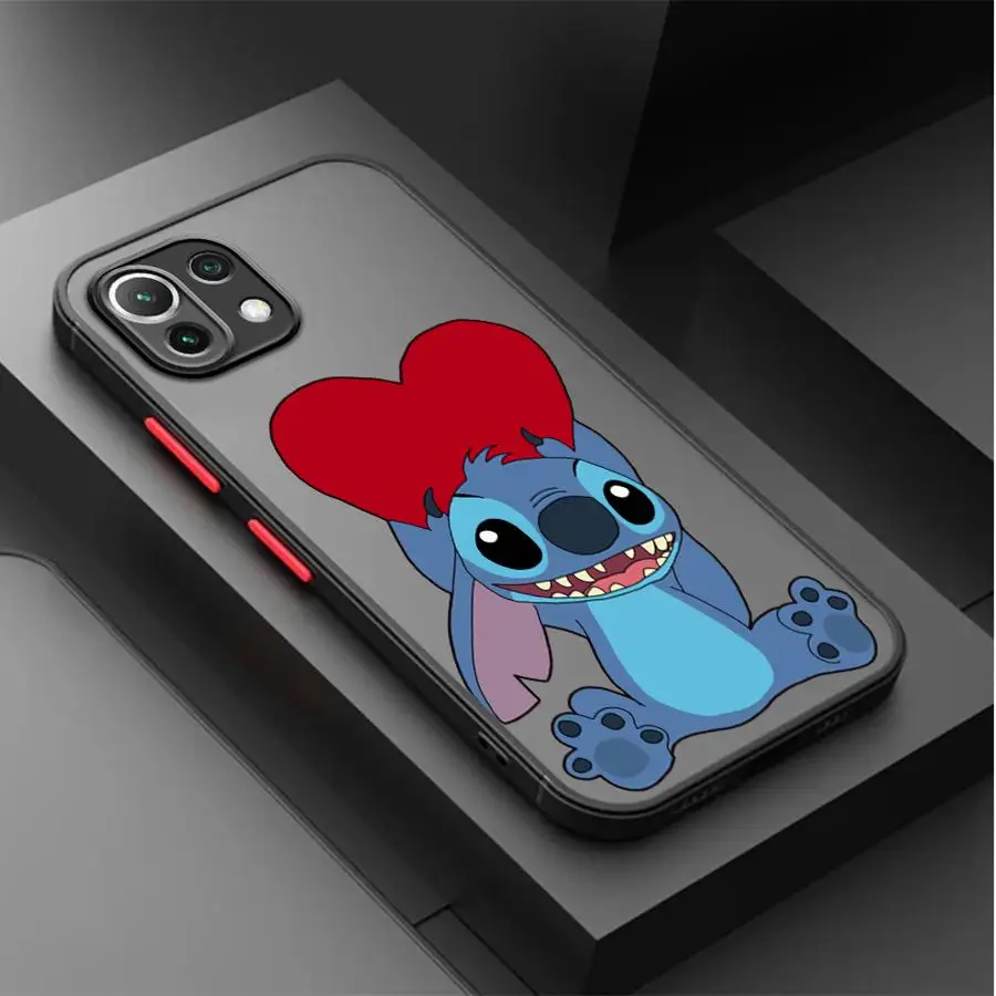 حافظة هاتف ديزني ستيتش اللطيفة لهاتف شاومي ريدمي نوت 11 12 13 برو بلس 11 12Pro 10 Pro 4G 8T 9S 10S 11S 12S Soft