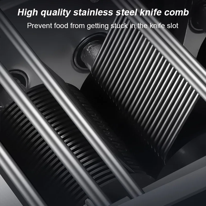 ماكينة تقطيع اللحوم الكهربائية الأوتوماتيكية التجارية المنزلية مفرمة اللحم قطاعة السمك قطاعة الخضراوات البصل فيليه تمزيقه القطاعة