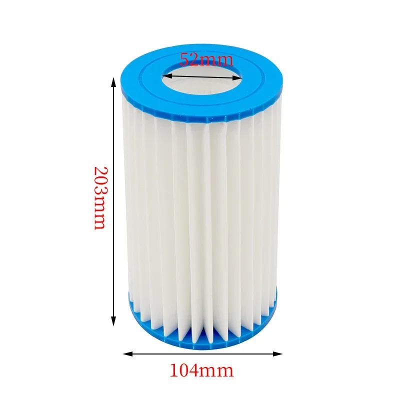 10.4X20.3cm Type III-A/C Filter Cartridge for Outdoor Swimming Pool Filter Pump Replacement 530 to 1500 Gallons Filter Pump