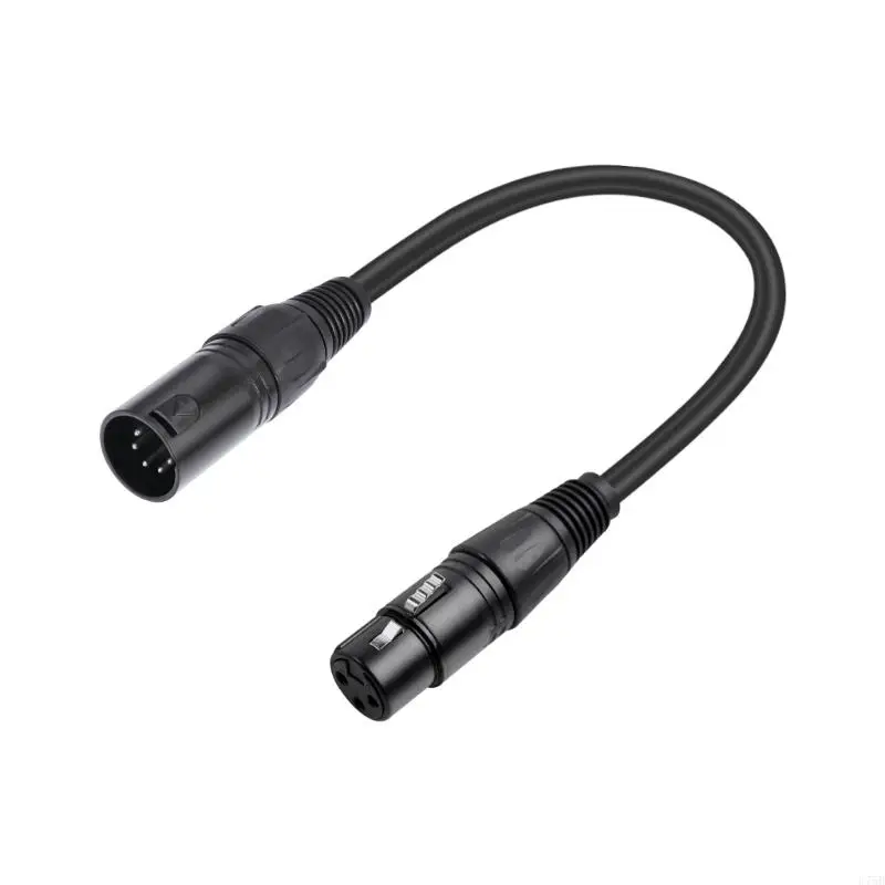 U75B 5Pin Male To 3Pin Female Auditory Conversion Cable For Seamlessly Transfer