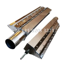 304 Stainless Steel Hot-Air Blower Air Knife Dust Removal Air Knife for Drive Conveyor Belt Assembly Line Drying and Cleaning