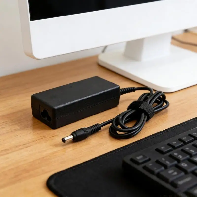 High Efficiency 65W Laptop Charging Adapter 19 5V 34 Interchangeable Connector Overheating