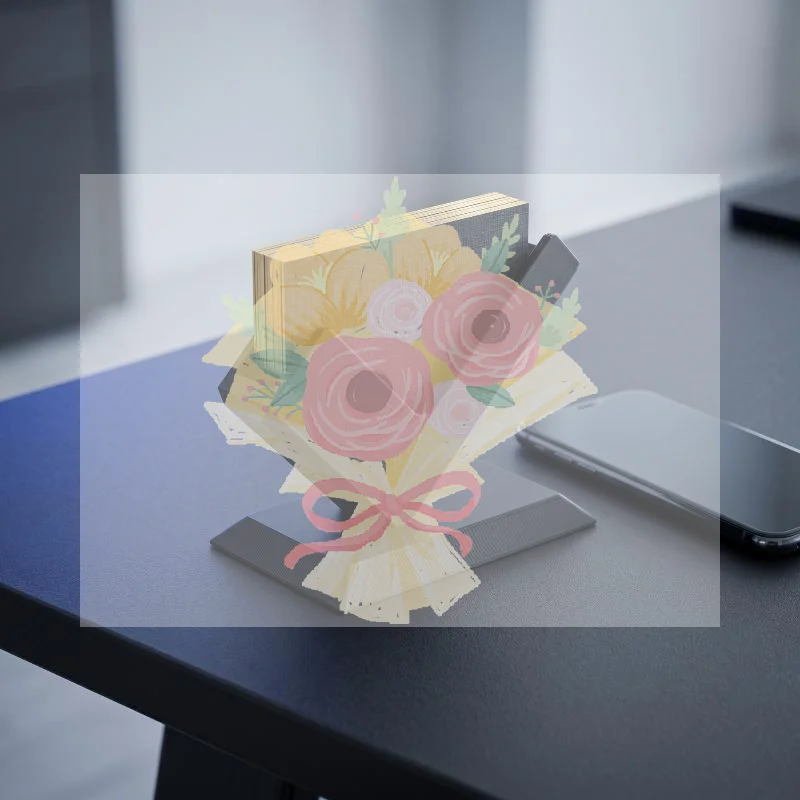 Industrial Style Creative Business Card Storage Rack Desktop Business Card Display Rack Office Decoration Business Card Rack