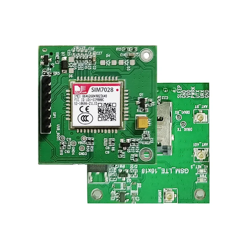 SIMCOM SIM7028 4G LPWA NB-IoT модуль, Базовая плата с слотом для SIM-карты