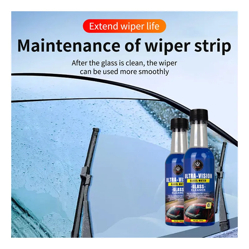 OGAS Concentrated Windshield Glass Cleaner 150ml, Oil Film Remover for Car Windshield Remove Bird Droppings Bug Residue