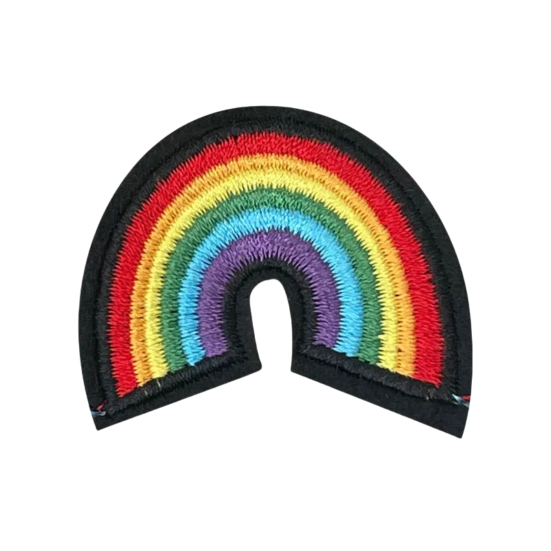

Colorful Meteor Rainbow Embroidery Cloth Sticker Cute Cartoon Clothes Patch Sticker Ironing Bag/hat/shoes/cloth