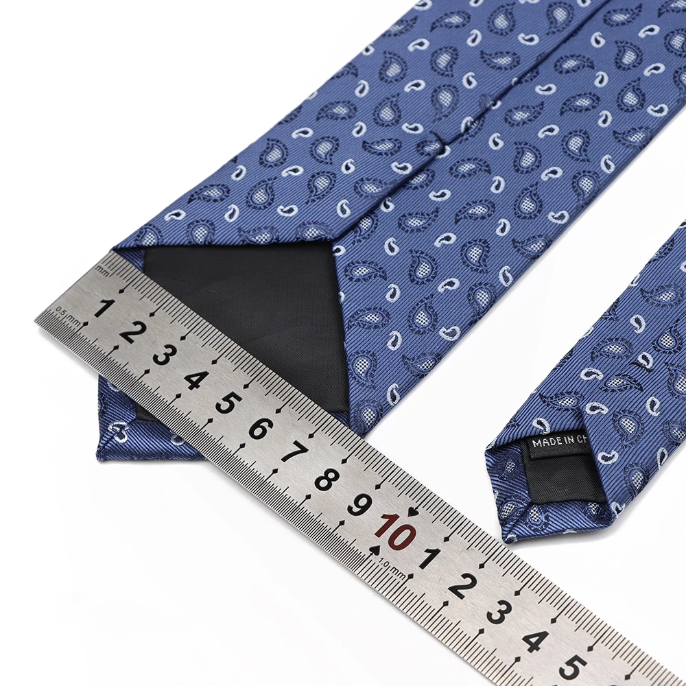 Men's Polyester 8cm Tie Vintage Cute Airplane Avocado Puppy Paisley Pattern Jacquard Weave Necktie Wedding Party Accessory Gifts