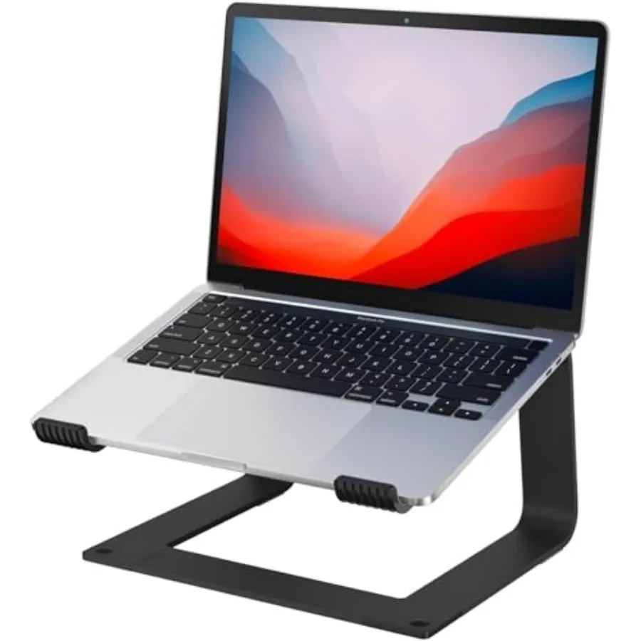 

Laptop Stand for Desk Portable Computer Riser Metal Notebook Holder Printer Stand Office Desk Accessories Compatible with MacBo