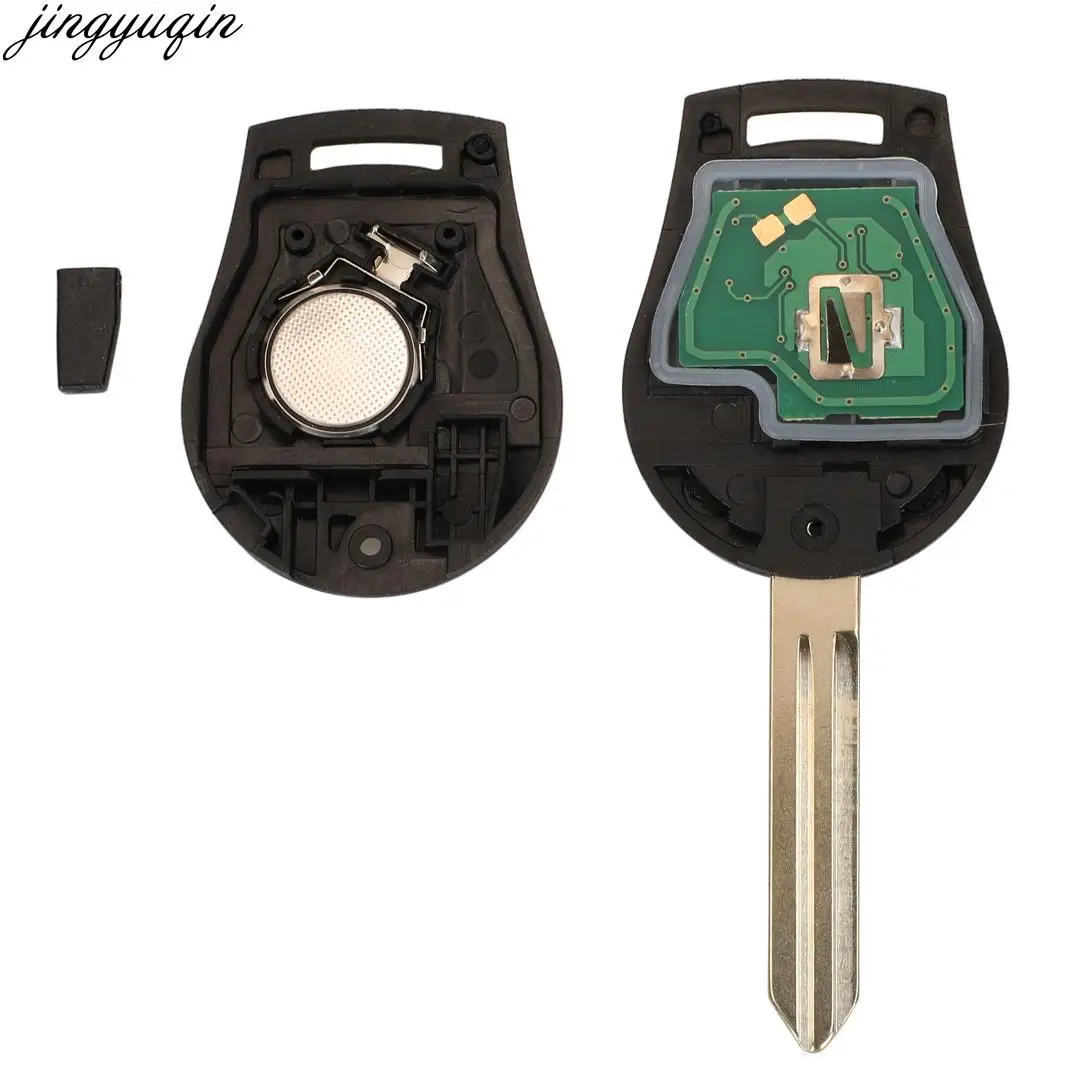 Jingyuqin 2/3/4 Bottoni Chiave A Distanza Dell'automobile Fob 315/433MHZ ID46 Per Nissan SUNNY Sylphy TIIDA LIVINA PALADIN Marzo CWTWB1U751/761