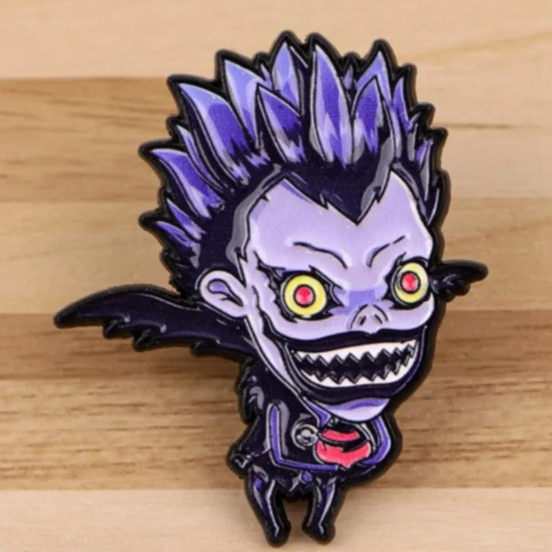 Cute Gothic Dark Demon Monster Cartoon Enamel Pins Anime Figure Lapel Brooch Backpack Hat Clothes Daily Outfit Decor Badges view 4