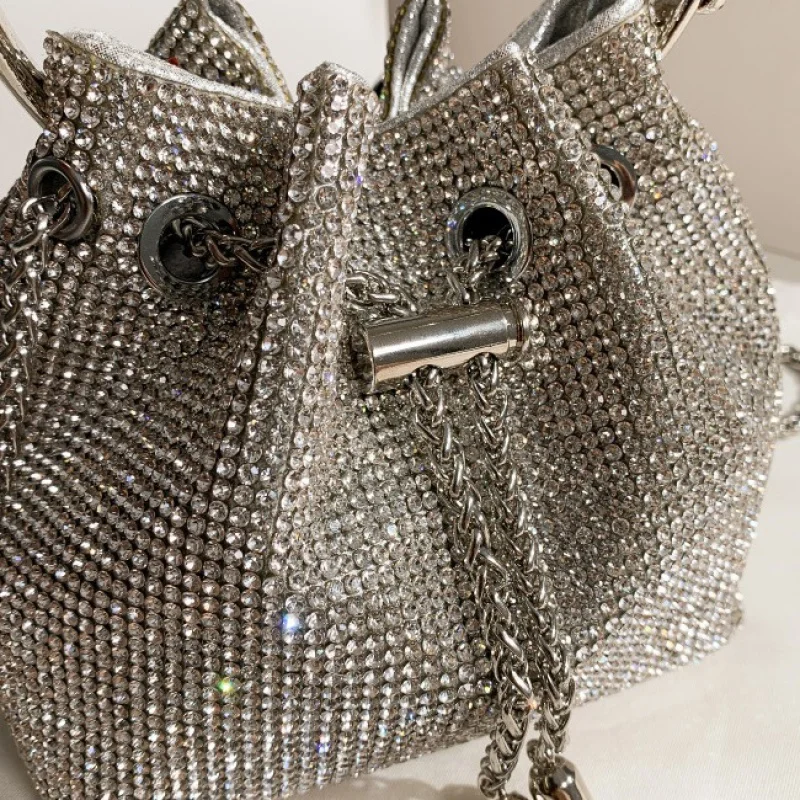 Sac à main perle dorée pour femme, pompon de fête, E27, nouveau, 2021