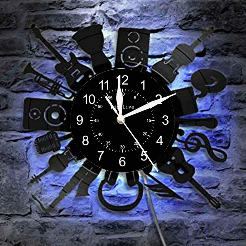 Modern Aesthetic Wall Clock Restaurant Nordic Minimalist Interior Wall Watch Art Mural Led Luxury Bistro Horloge Home Decoration