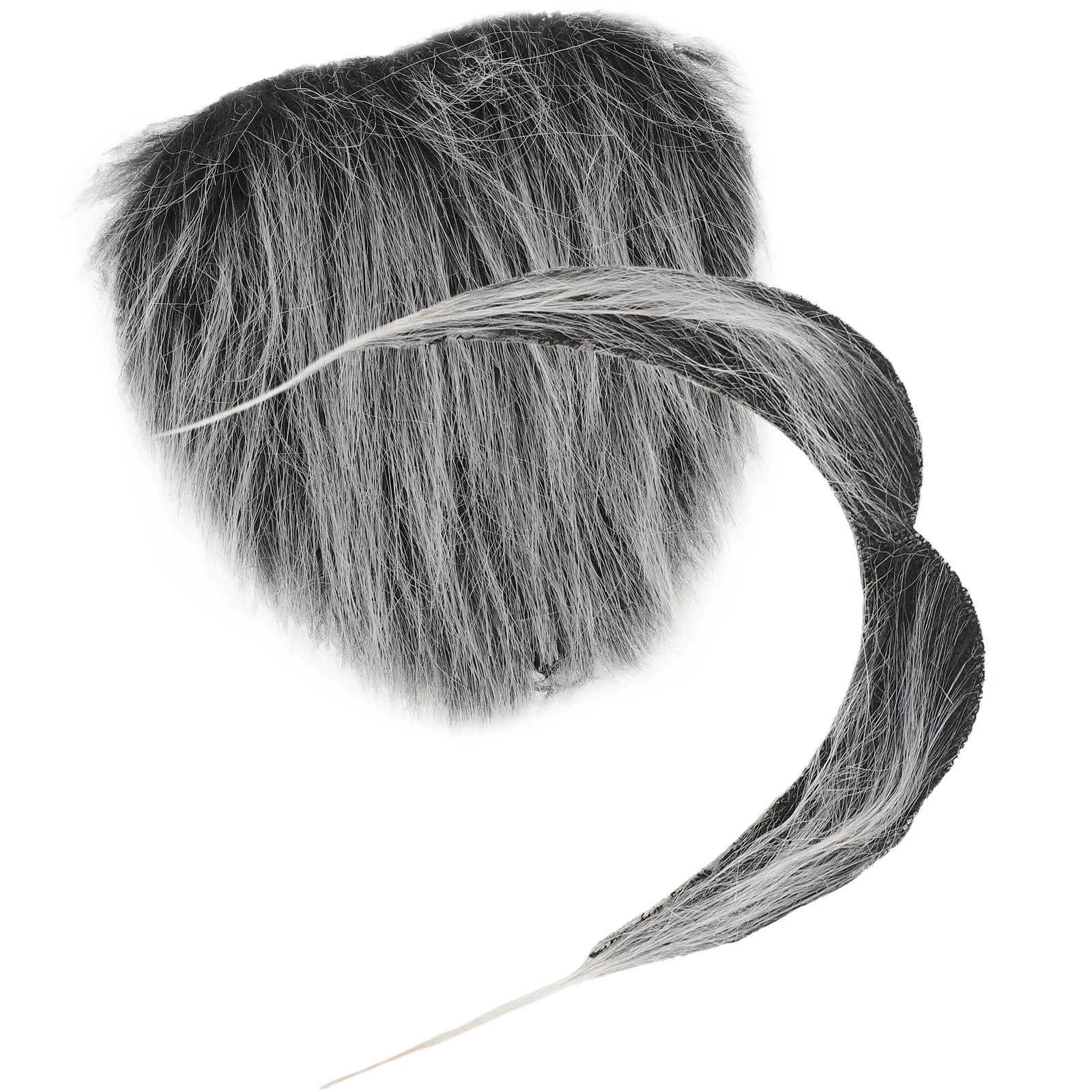 مجموعة واحدة من أزياء اللحية المقلدة، مادة قماش واقعية للغاية، مريحة مناسبة لحفلات الهالوين، شارب مزخرف