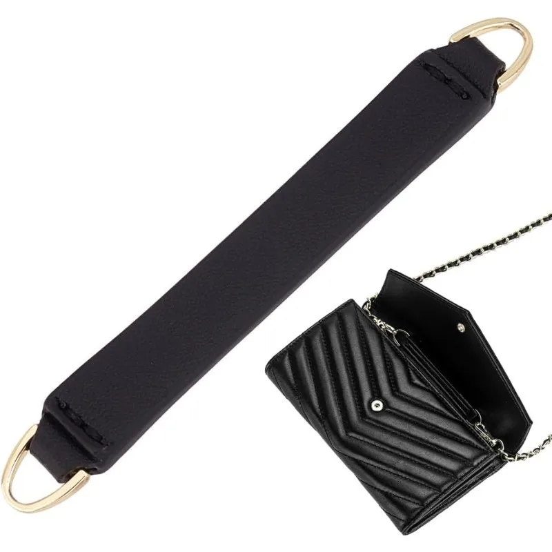 1pc Clutch Bag Conversion Leather Strip 3.7 Inch DIY Purse Chain Strap Connection Accessories Envelope Bag Conversion Leather