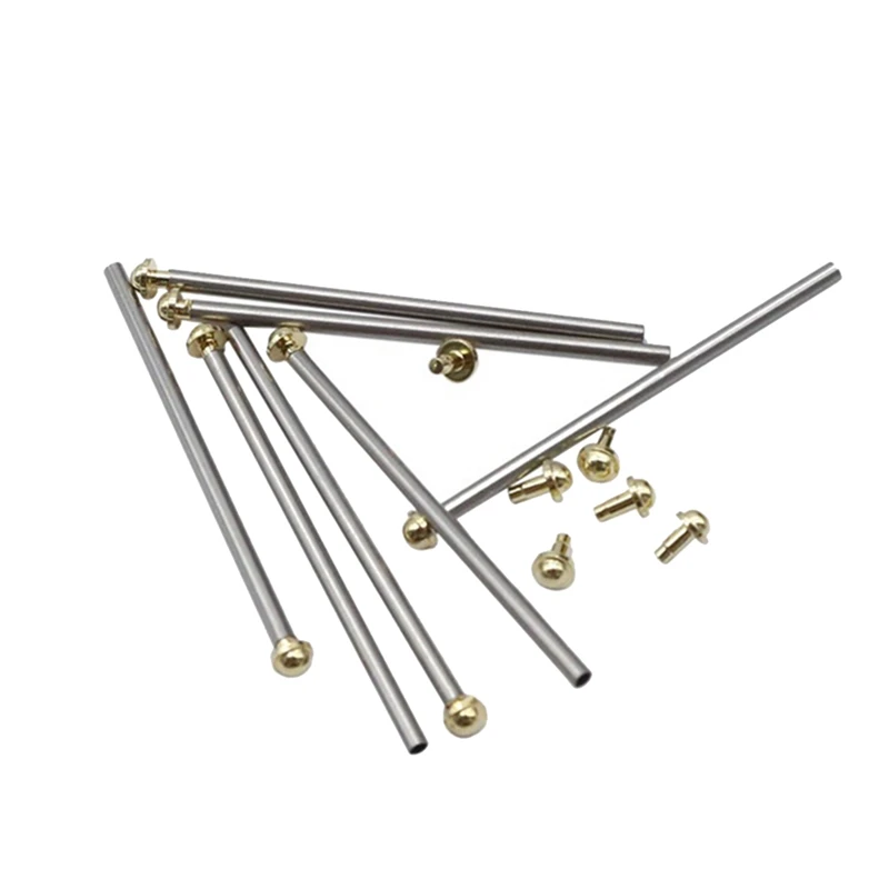 200Pcs 10-28Mm Watch Strap Link Pins Connection Fixed Shaft Stainless Steel Raw Ear Rod Watch Bolt Hand Repair Tool Set Parts