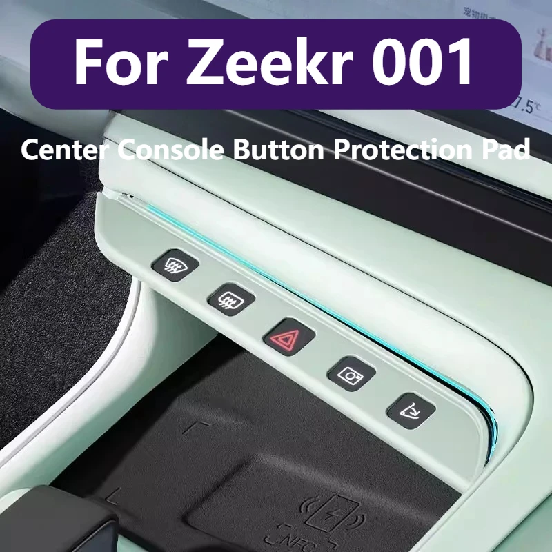 

For Zeekr 001 2021-2025 Central Control Panel Silicone Pad Air Conditioner Button Protective Film