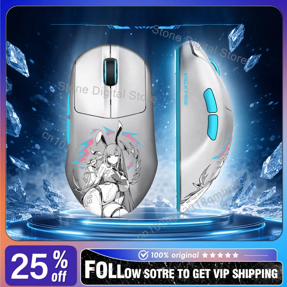 VALKYRIE VK M5 Max THOR Wwireless Mouse Mouse PAW3395 56g Lightweight Ergonomic Design E-sports Mouse for Medium-to-large Hands
