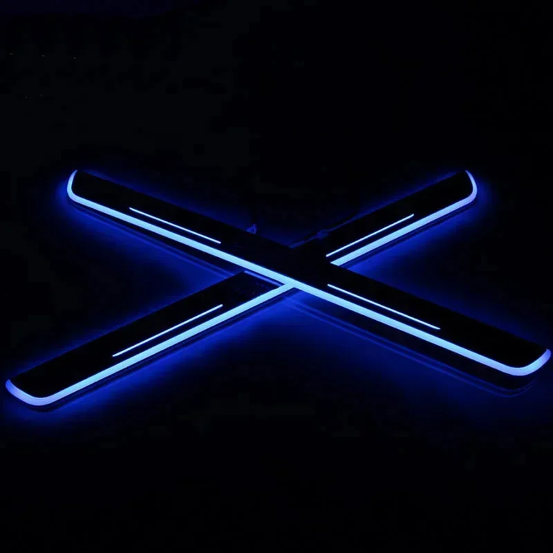 

Door Sill Pathway Light For Mitsubishi Xpander 2017 2018 2019 2020 Led Car Scuff Plate Light Door Moving Welcome Lamps