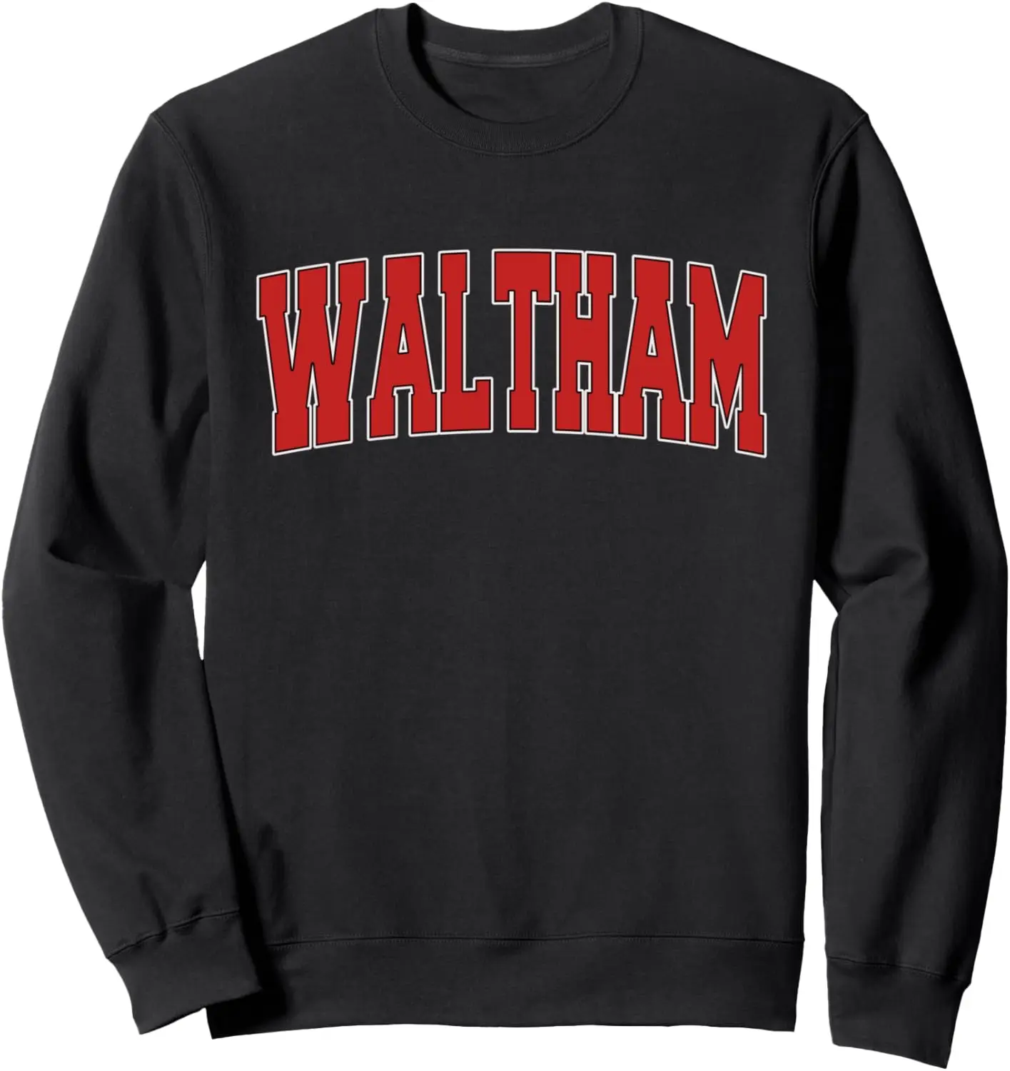 

WALTHAM MA MASSACHUSETTS Varsity Style USA Vintage Sports Sweatshirt