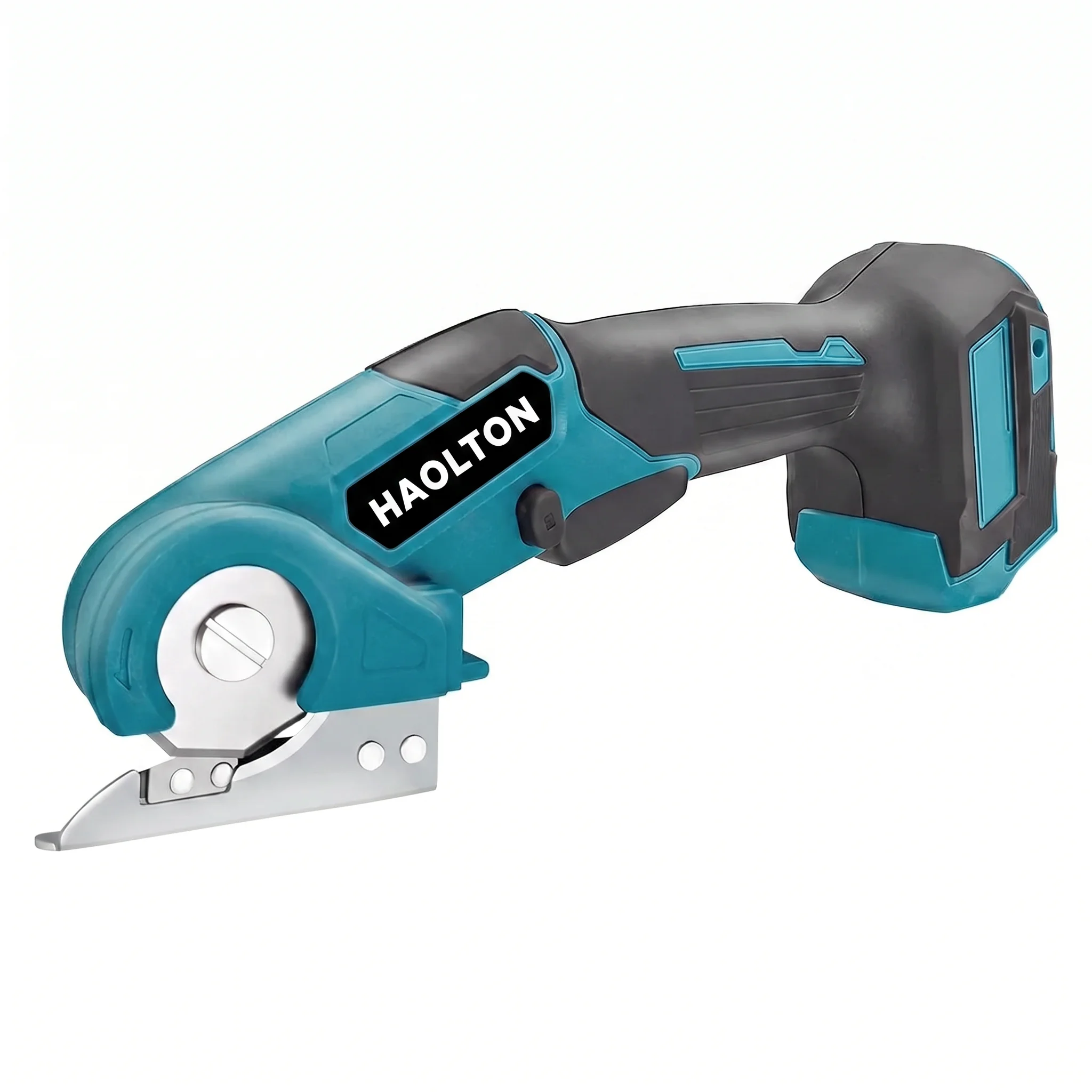 Rechargeable Cordless Electric Scissors Rotary Cutter Safety Lock for Cardboard Carpet Fabric Leather, Makita 18V Battery