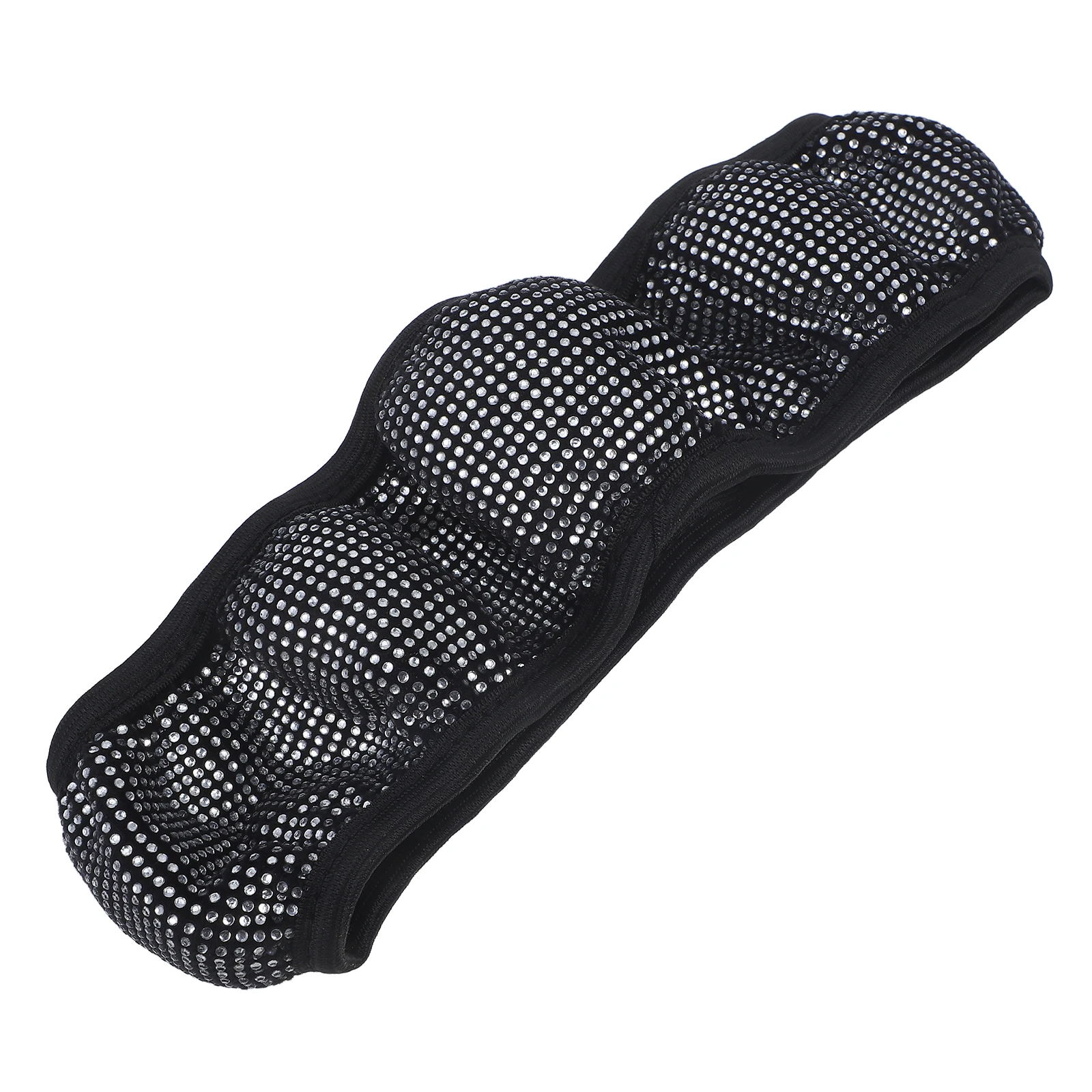 

Stainless Car Steering Wheel Cover Rhinestone Decorative Auto Wheel Protector Durable Grip For Men Women Vehicle Interior