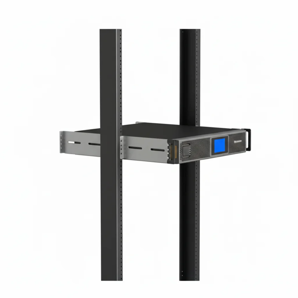 دعامات تثبيت على الرف Vertiv Liebert 2UTELECOMRKIT - دعامة رف 2U - GXT5 UPS حتى 3 كيلو فولت - تدعم تعتمد على الرف