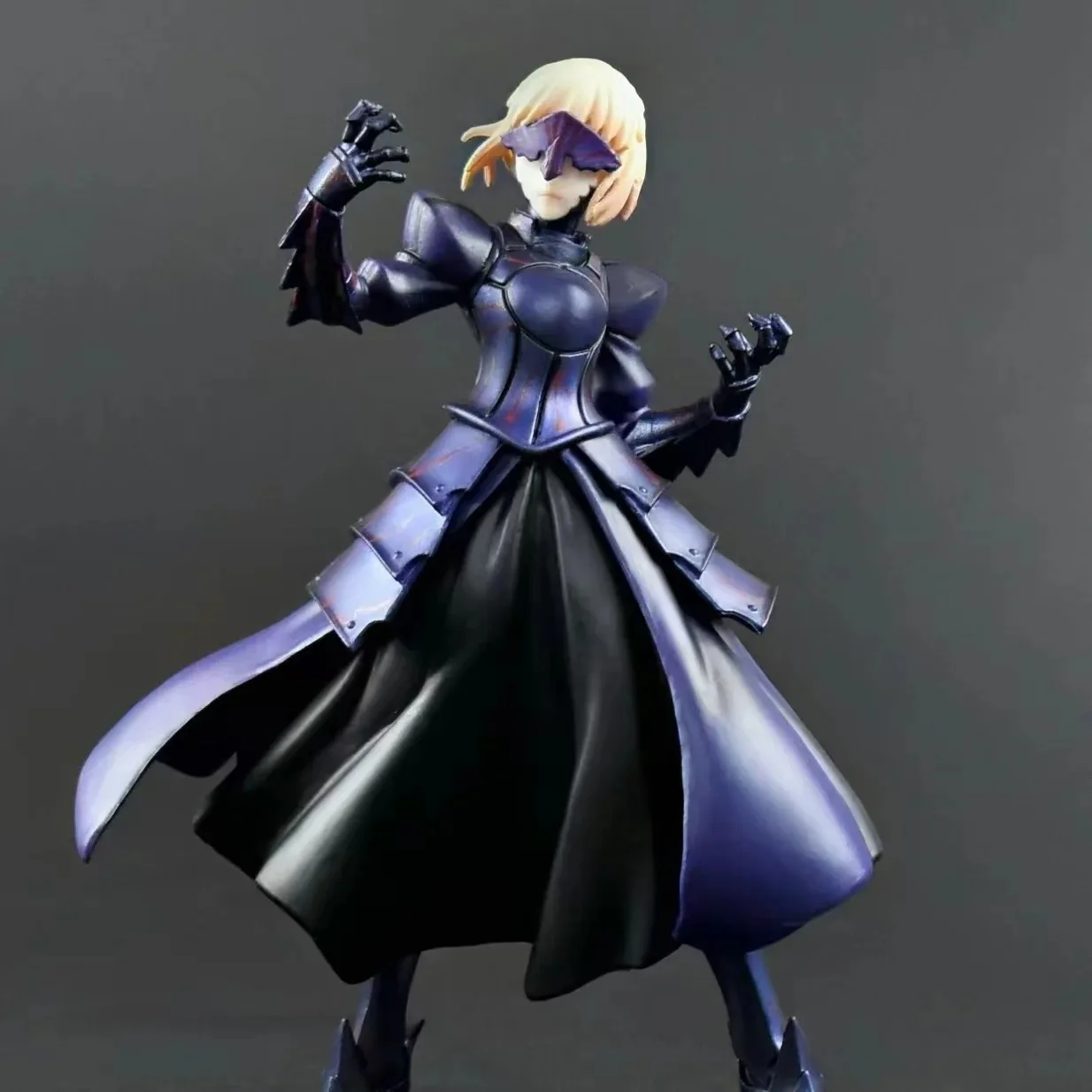 Fate Stay Night Grand Order Altria Pendragon Saber Alter Black Cherry Armor PVC Action Figure Anime Figure Model Toys Doll Gift