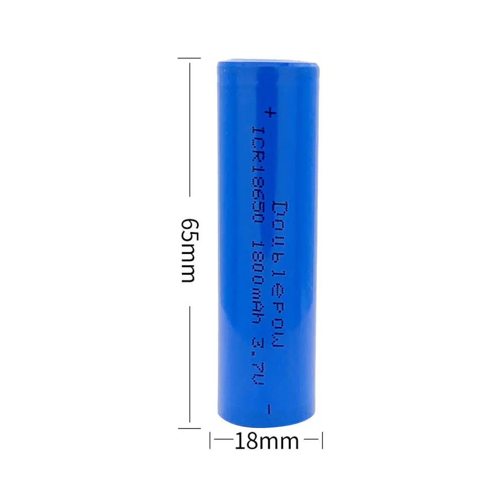 NOWY akumulator litowy Doublepow 18650 3,7 V 1800 mah 18650 do latarki itp.