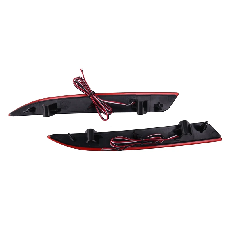 1Pair LED Rear Bumper Reflector Tail Led Light Brake Stop Lights Reversing Lamp For OPEL Vauxhall For Astra J 09-15