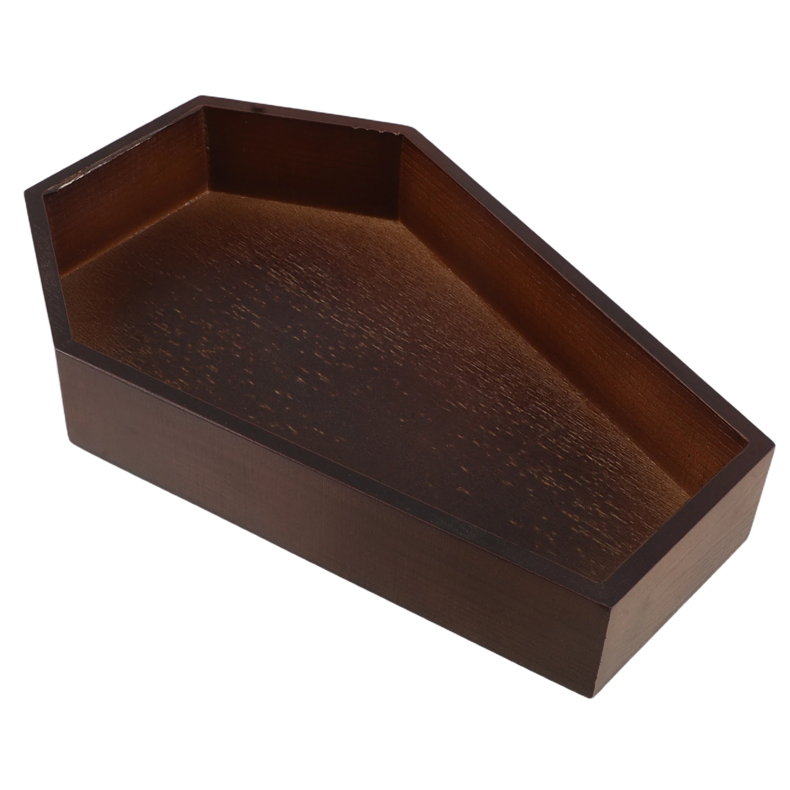 

Coffin Tray Shaped Platter Decorate Jewelry Dish Charcuterie Board Wood Decorative Serving